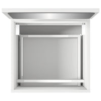 Mobile da Bagno con Specchio-Armadietto a Specchio da Bagno Bianco in Legno Multistrato 204523