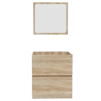 Mobile da Bagno con Specchio Rovere Sonoma in Legno Multistrato 804866