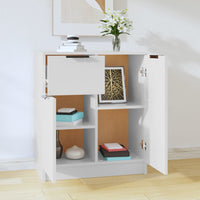 Credenza Bianca 60x30x70 cm in Legno Multistrato 811106