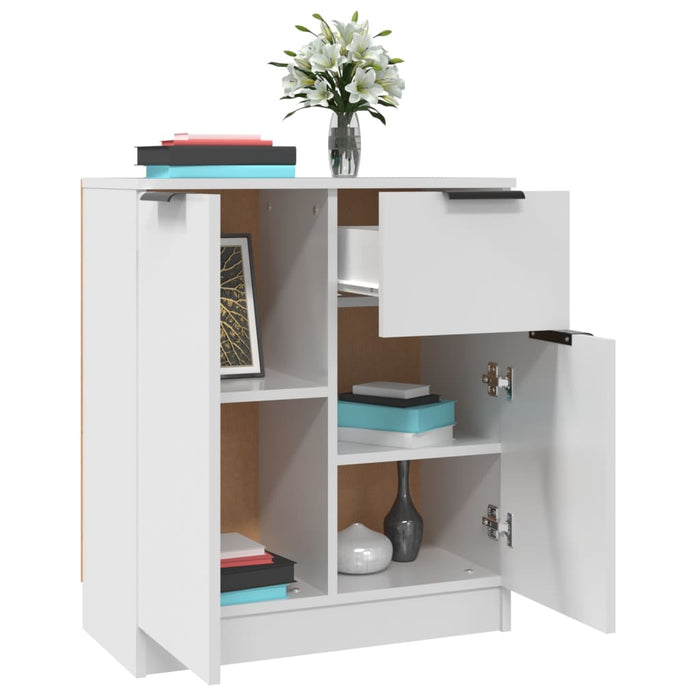 Credenza Bianca 60x30x70 cm in Legno Multistrato 811106