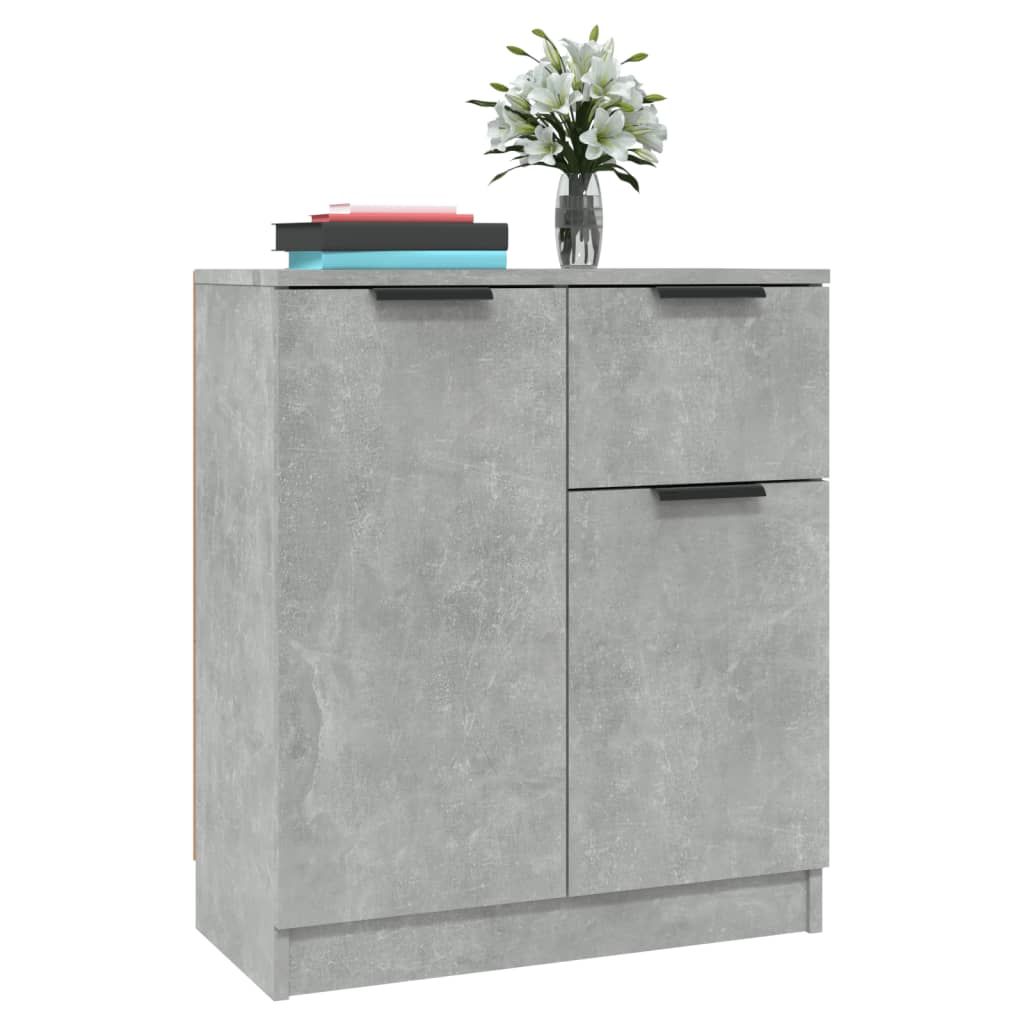 Credenza Grigio Cemento 60x30x70 cm in Legno Multistrato 811110