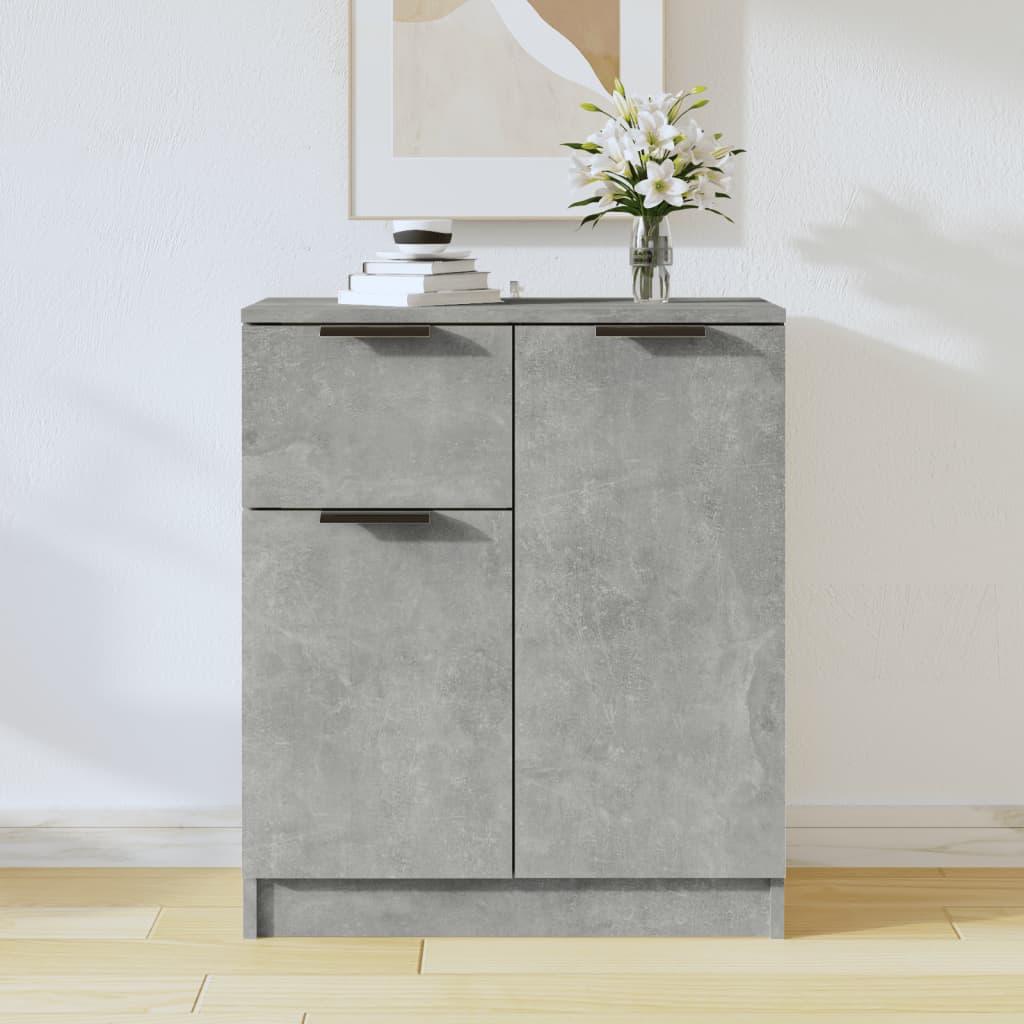 Credenza Grigio Cemento 60x30x70 cm in Legno Multistrato 811110