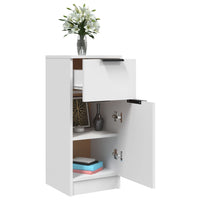 Credenza Bianca 30x30x70 cm in Legno Multistrato cod mxl 9969