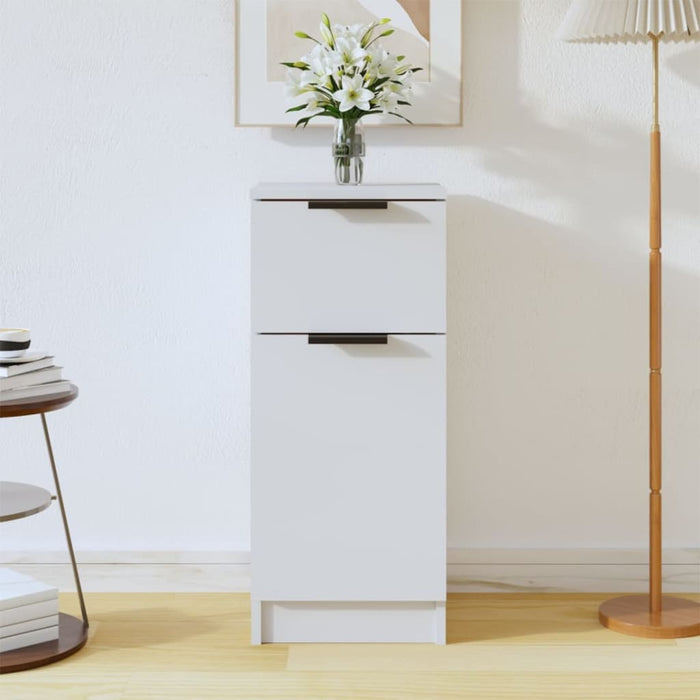 Credenza Bianca 30x30x70 cm in Legno Multistrato cod mxl 9969