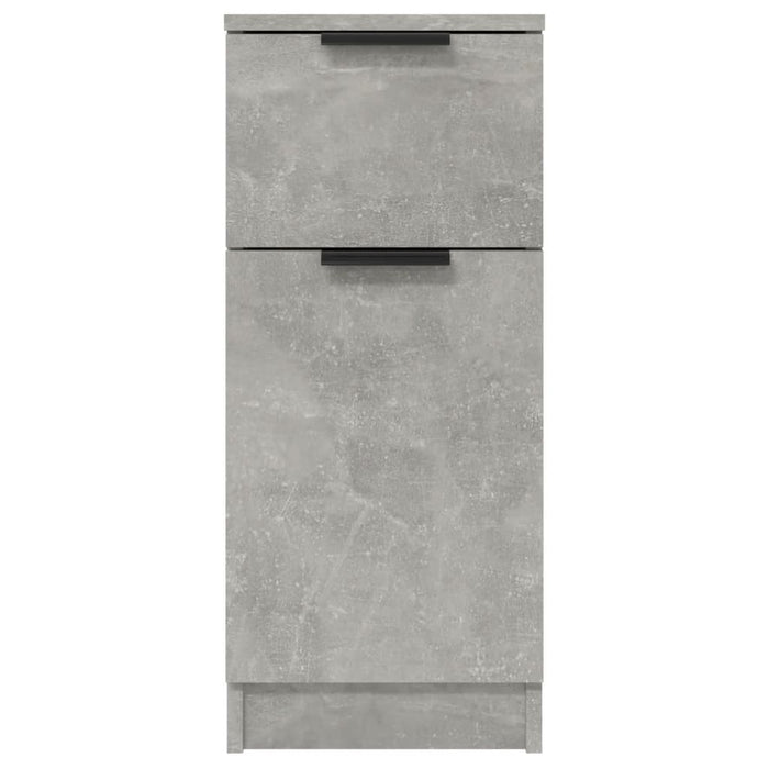 Credenza Grigio Cemento 30x30x70 cm in Legno Multistrato 811123