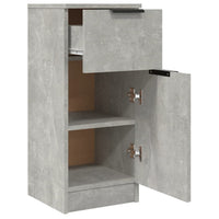 Credenza Grigio Cemento 30x30x70 cm in Legno Multistrato 811123