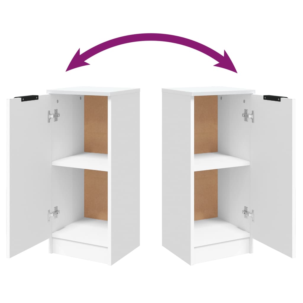 Credenza cassettiera mobile contenitore organizer cucina soggiorno salotto 30 x 30 x 70 cm legno ingegnerizzato bianco 02_0030221