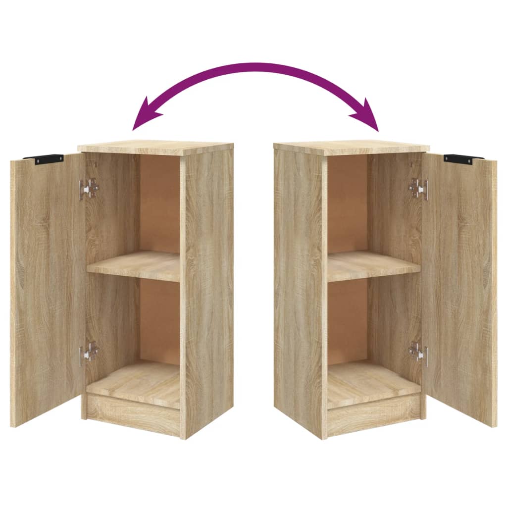 Credenza Rovere Sonoma 30x30x70 cm in Legno Multistrato 811139