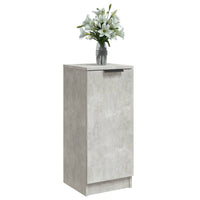 Credenze 2 pz Grigio Cemento 30x30x70 cm in Legno Multistrato 811142