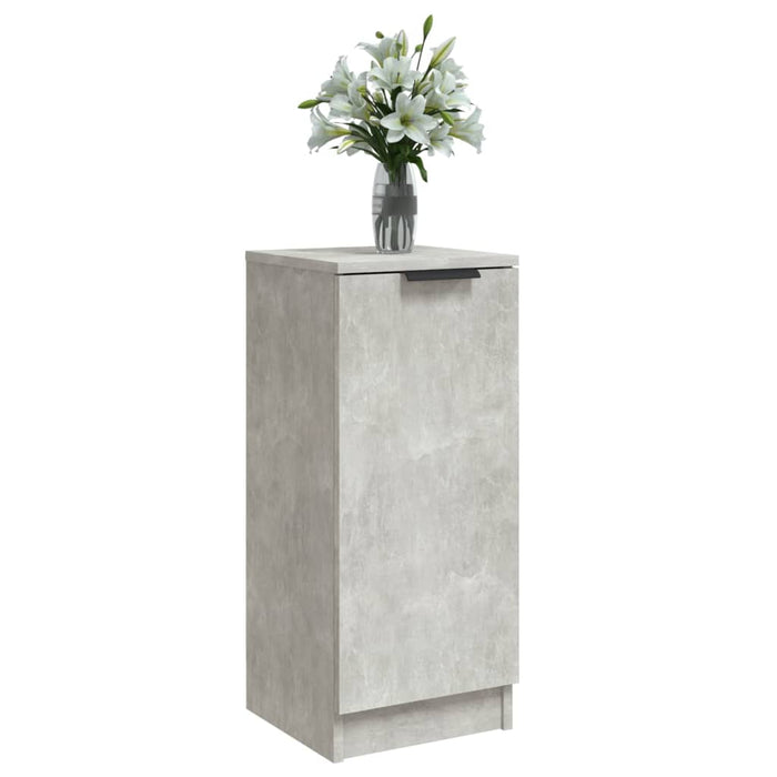 Credenze 2 pz Grigio Cemento 30x30x70 cm in Legno Multistrato 811142