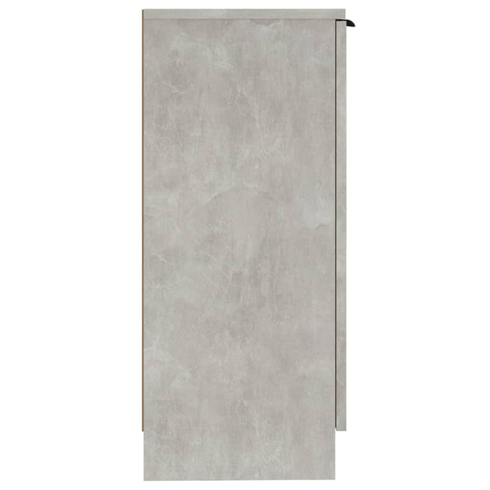 Credenze 2 pz Grigio Cemento 30x30x70 cm in Legno Multistrato 811142