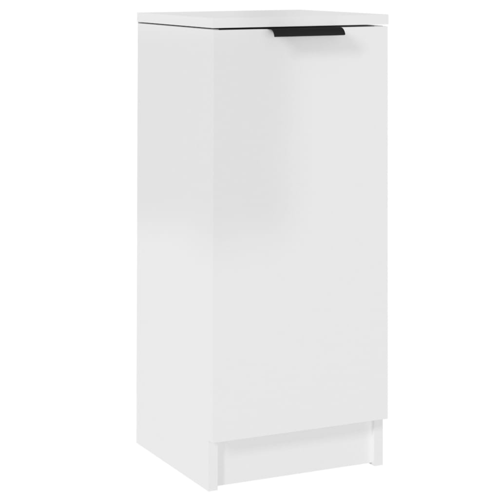 Credenza Bianco Lucido 30x30x70 cm in Legno Multistrato cod mxl 65688