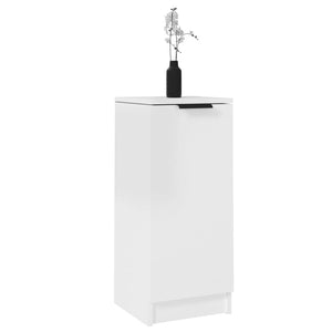 Credenza Bianco Lucido 30x30x70 cm in Legno Multistrato cod mxl 65688