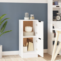 Credenza-Buffet-Armadio da cucina Bianca 30x30x70 cm in Legno Multistrato 685325