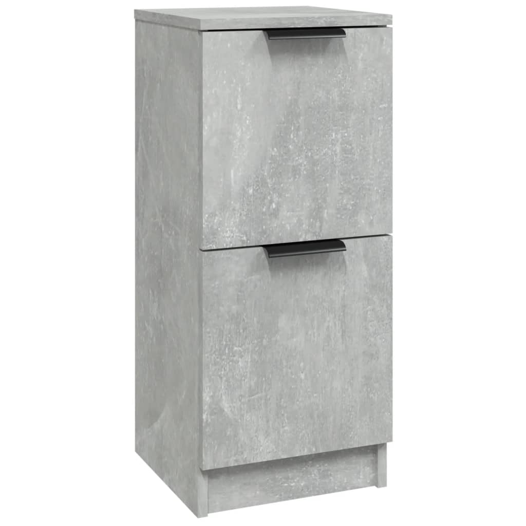 Credenza Grigio Cemento 30x30x70 cm in Legno Multistrato 811177