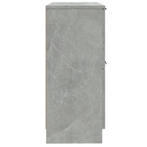 Credenza Grigio Cemento 30x30x70 cm in Legno Multistrato 811177