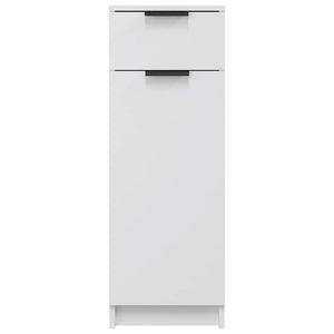 Armadio da Bagno Bianco 32x34x90 cm in Legno Multistrato cod mxl 53650