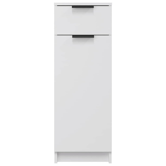 Armadio da Bagno Bianco 32x33,5x90 cm in Legno Multistrato 811286