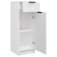 Armadio da Bagno Bianco 32x34x90 cm in Legno Multistrato cod mxl 53650