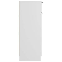 Armadio da Bagno Bianco 32x33,5x90 cm in Legno Multistrato 811286