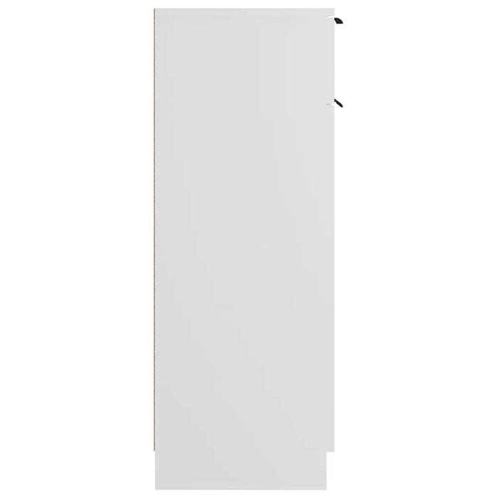 Armadio da Bagno Bianco 32x33,5x90 cm in Legno Multistrato 811286