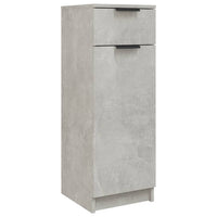 Armadio da Bagno Grigio Cemento 32x34x90cm in Legno Multistrato 811290