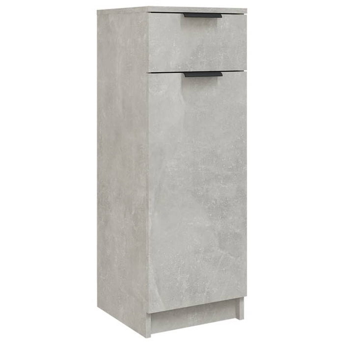 Armadio da Bagno Grigio Cemento 32x34x90cm in Legno Multistrato 811290