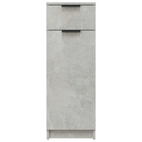 Armadio da Bagno Grigio Cemento 32x34x90cm in Legno Multistrato 811290