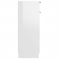 Armadio da Bagno Bianco Lucido 32x34x90 cm in Legno Multistrato cod mxl 50310