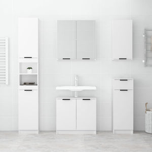 Mobile da Bagno a Parete Bianco 32x20x67 cm 811295