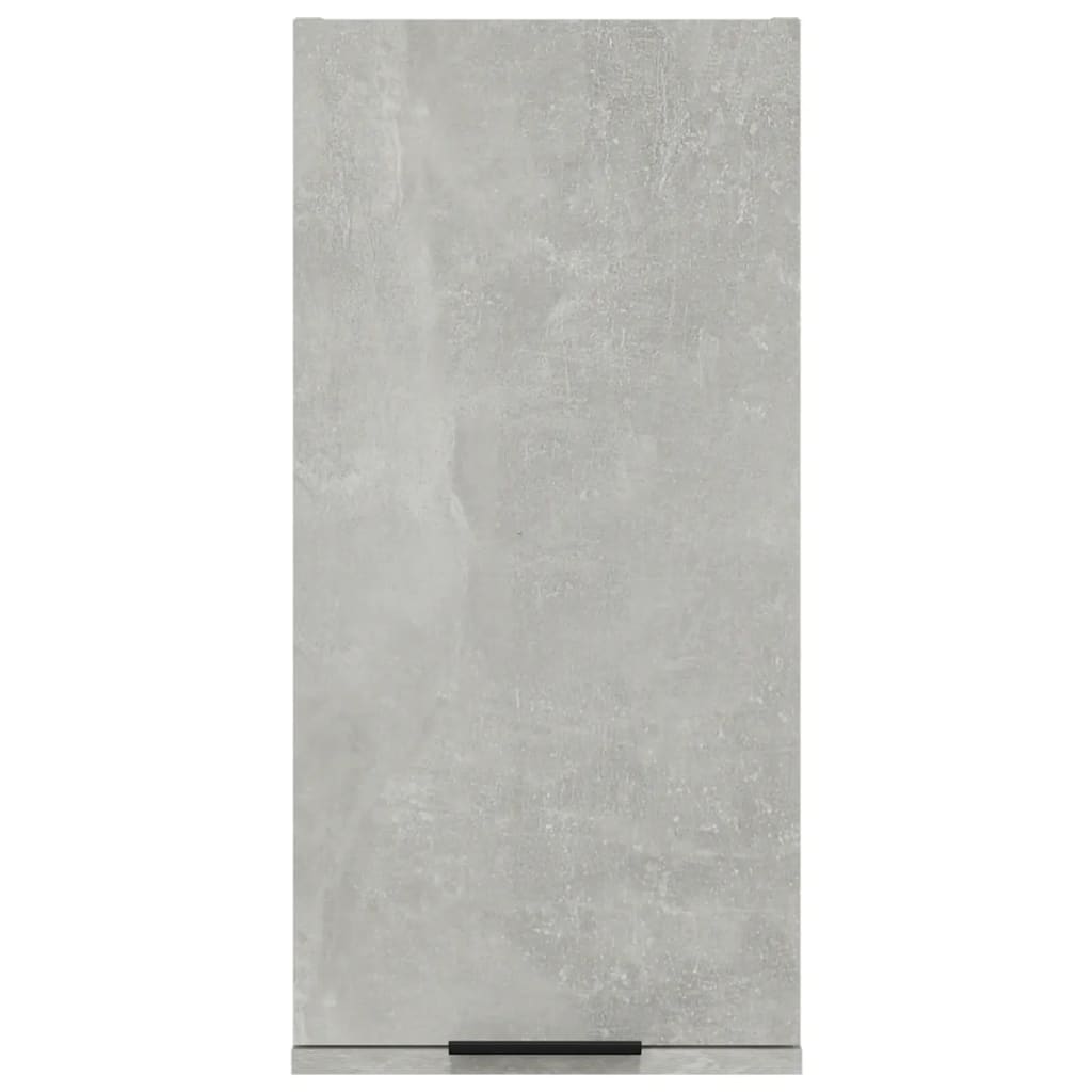Mobile da Bagno a Parete Grigio Cemento 32x20x67 cm 811299