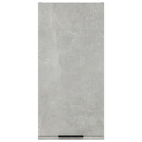 Mobile da Bagno a Parete Grigio Cemento 32x20x67 cm 811299
