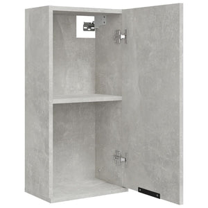 Mobile da Bagno a Parete Grigio Cemento 32x20x67 cm 811299