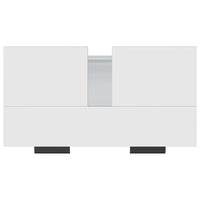 Armadietto da Bagno Bianco 64,5x33,5x59 cm in Legno Multistrato cod mxl 49369