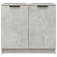 Mobile Bagno Grigio Cemento 64,5x33,5x59cm in Legno Multistrato cod mxl 40673