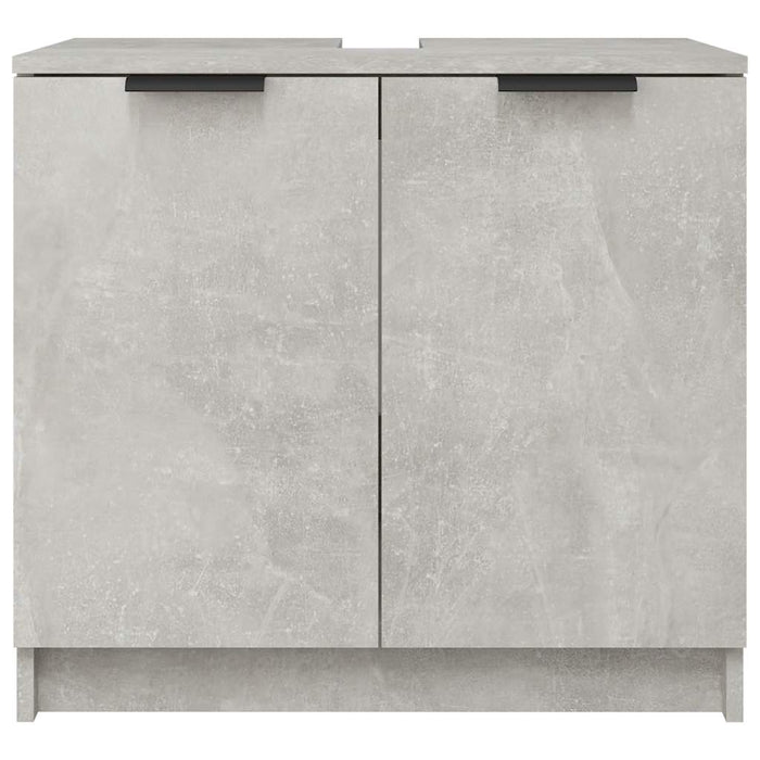 Mobile Bagno Grigio Cemento 64,5x33,5x59cm in Legno Multistrato 811308