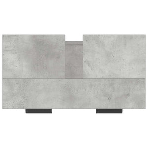 Mobile Bagno Grigio Cemento 64,5x33,5x59cm in Legno Multistrato cod mxl 40673