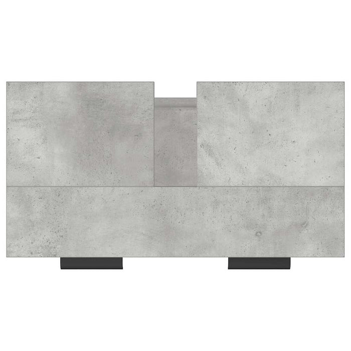 Mobile Bagno Grigio Cemento 64,5x33,5x59cm in Legno Multistrato 811308