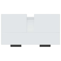 Mobile da Bagno Bianco Lucido 64,5x33,5x59 cm Legno Multistrato 811310