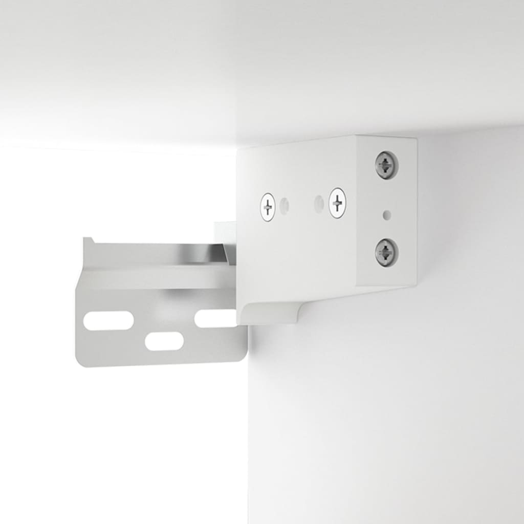 Armadietto a Specchio da Bagno Bianco 64x20x67 cm 811313