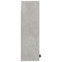 Armadietto a Specchio da Bagno Grigio Cemento 64x20x67 cm 811317