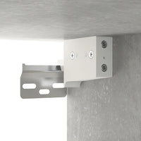 Armadietto a Specchio da Bagno Grigio Cemento 64x20x67 cm 811317