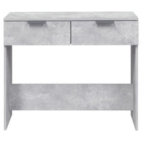 Tavolino da Salotto Grigio Cemento 90x36x75cm Legno Multistrato 811335