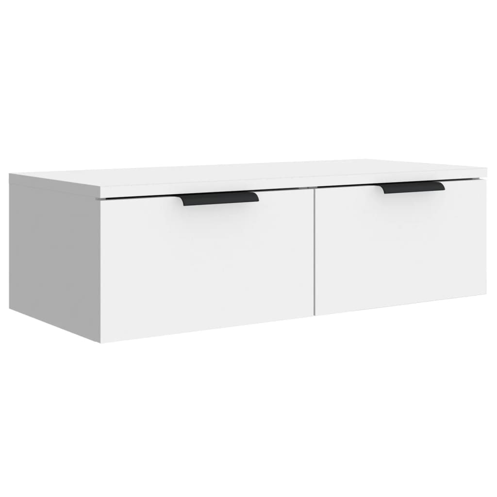 Mobile a Parete Bianco 68x30x20 cm in Legno Multistrato 811394
