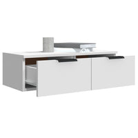 Mobile a Parete Bianco 68x30x20 cm in Legno Multistrato 811394