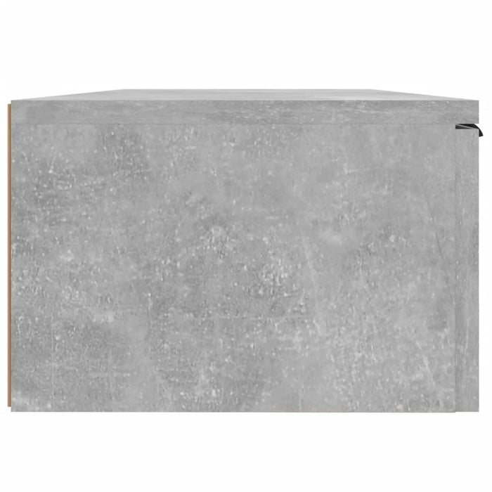 Armadietto a Muro Grigio Cemento 68x30x20 cm Legno Multistrato cod mxl 33240