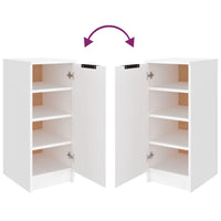 Scarpiera Bianca 30x35x70 cm in Legno Multistrato 811412