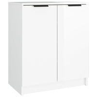 Scarpiera Bianco Lucido 59x35x70 cm in Legno Multistrato 811427