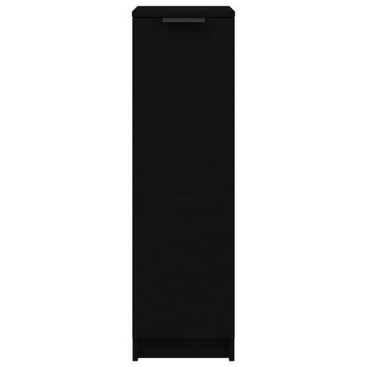 Scarpiera scarpiera mobile portaoggetti ingresso corridoio soggiorno 30 x 35 x 100 cm multistrato nero 02_0021961