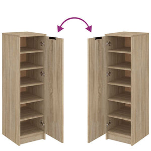 Scarpiera Rovere Sonoma 30x35x100 cm in Legno Multistrato cod mxl 62772